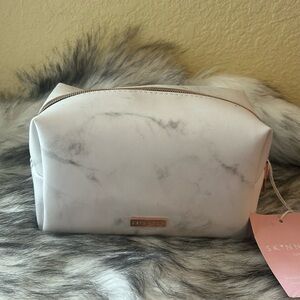 Marble makeup bag.